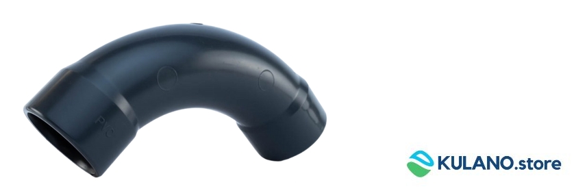 PVC Spritzguss Bogen 90 Grad